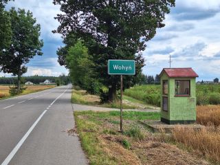 Pamiątka z tułaczki na skraju pól