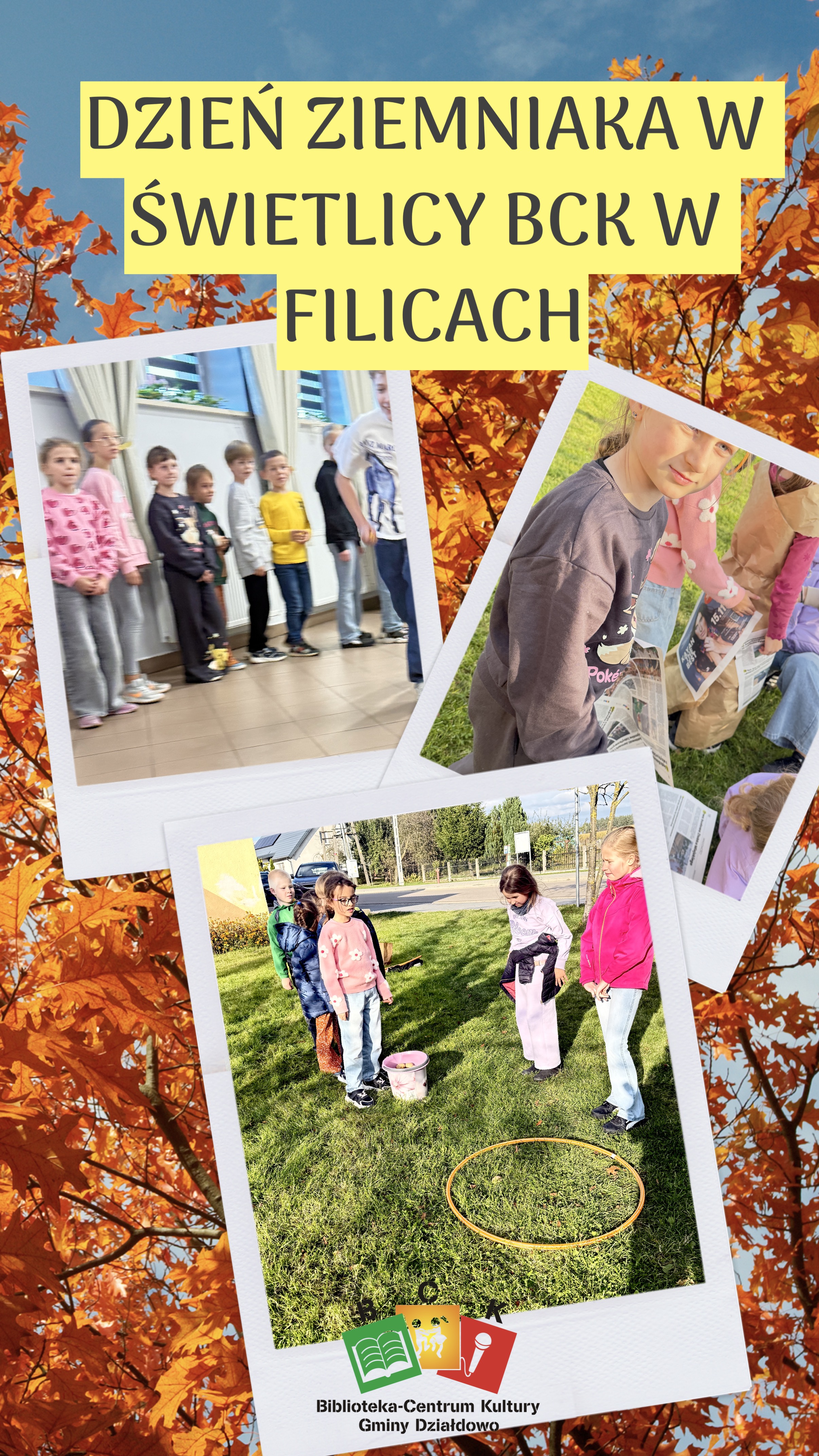 Dzień Pieczonego Ziemniaka w świetlicy w Filicach