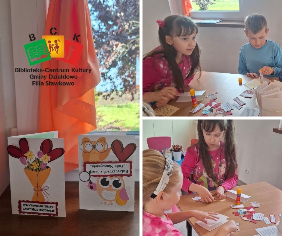 Warsztaty plastyczne w świetlicy w Sławkowie