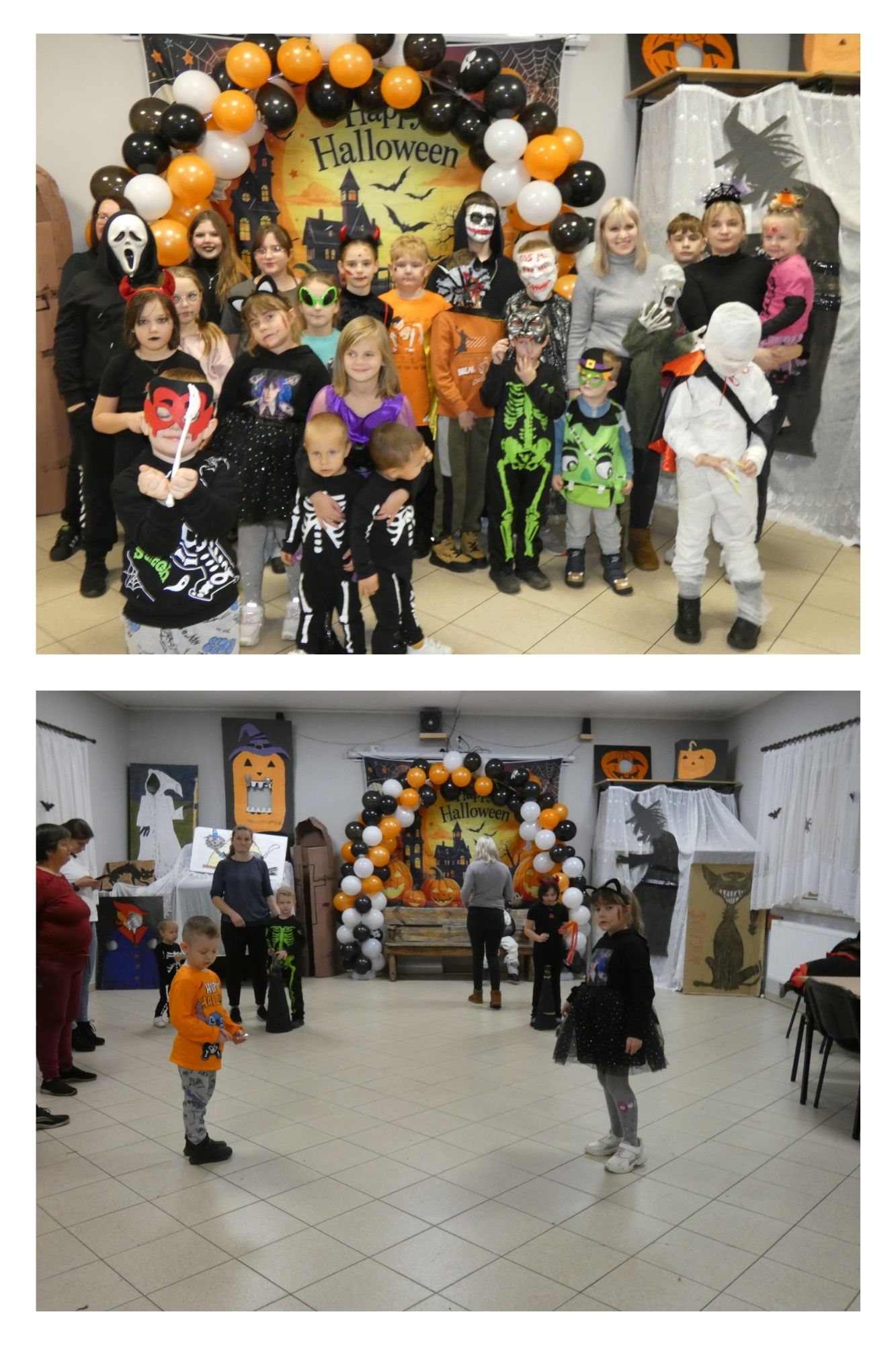 Halloween w świetlicy w Krasnołące