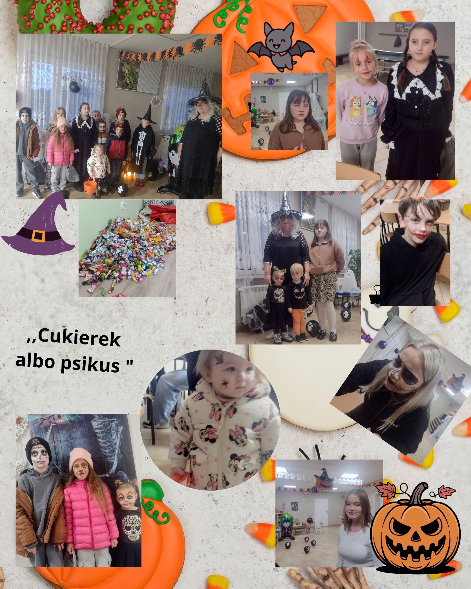 ,,Cukierek albo psikus ” w świetlicy w Pożarach