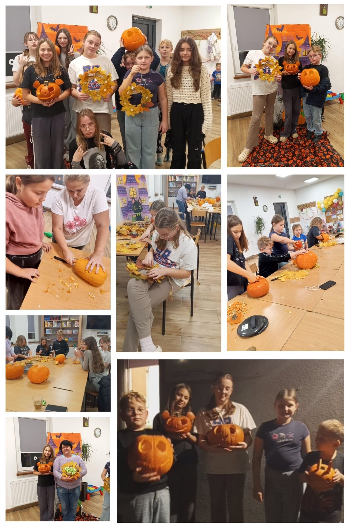 Warsztaty jesienne w świetlicy w Pierławkach