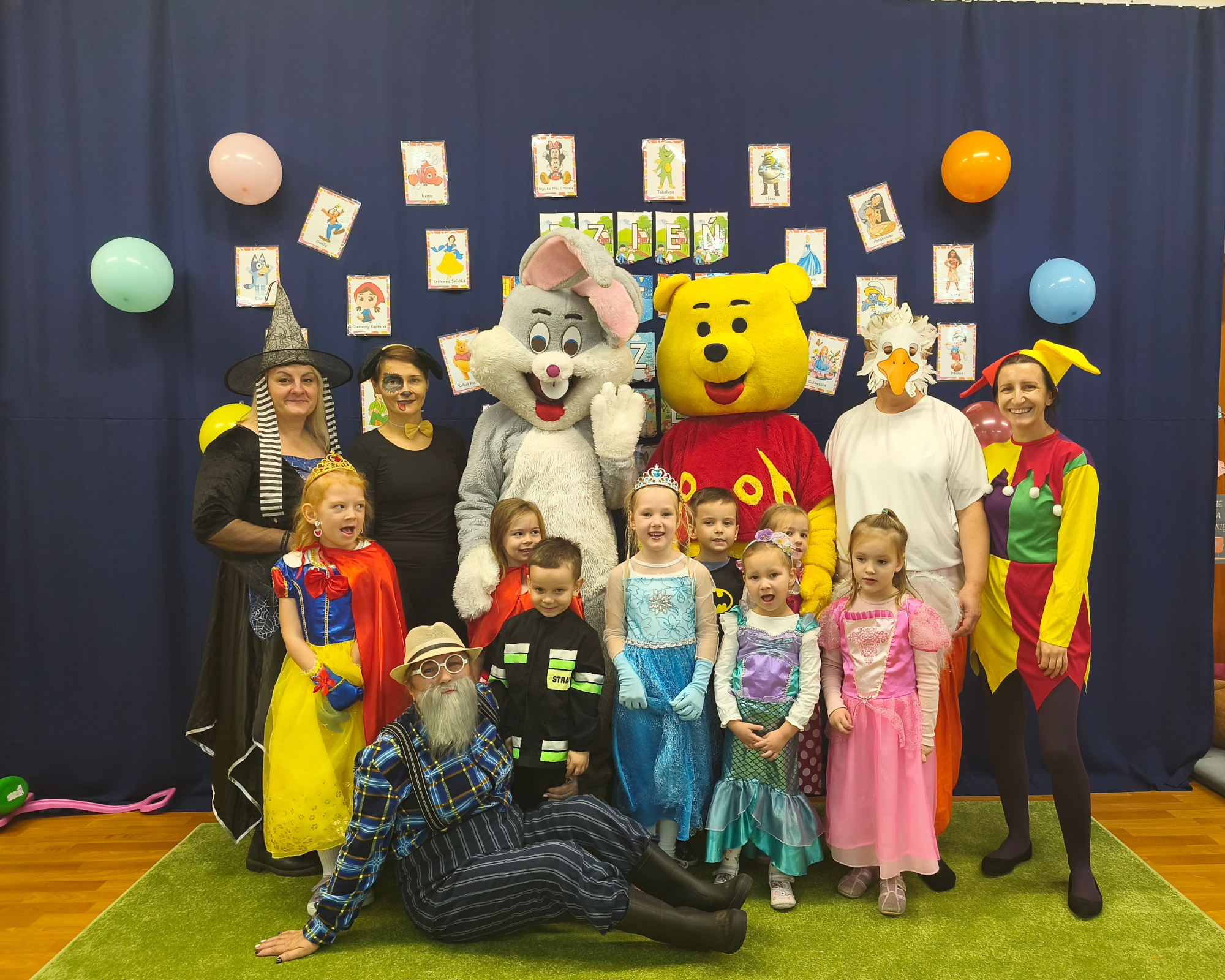 Dzień postaci z bajek w Oddziale Przedszkolnym w Kurkach