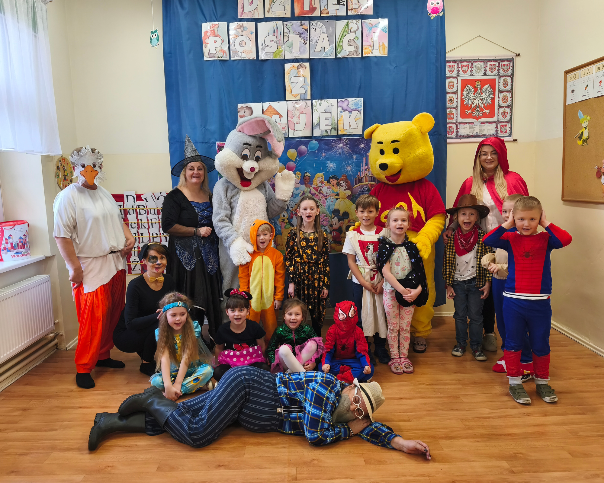 Dzień postaci z bajek w Oddziale Przedszkolnym w Wysokiej
