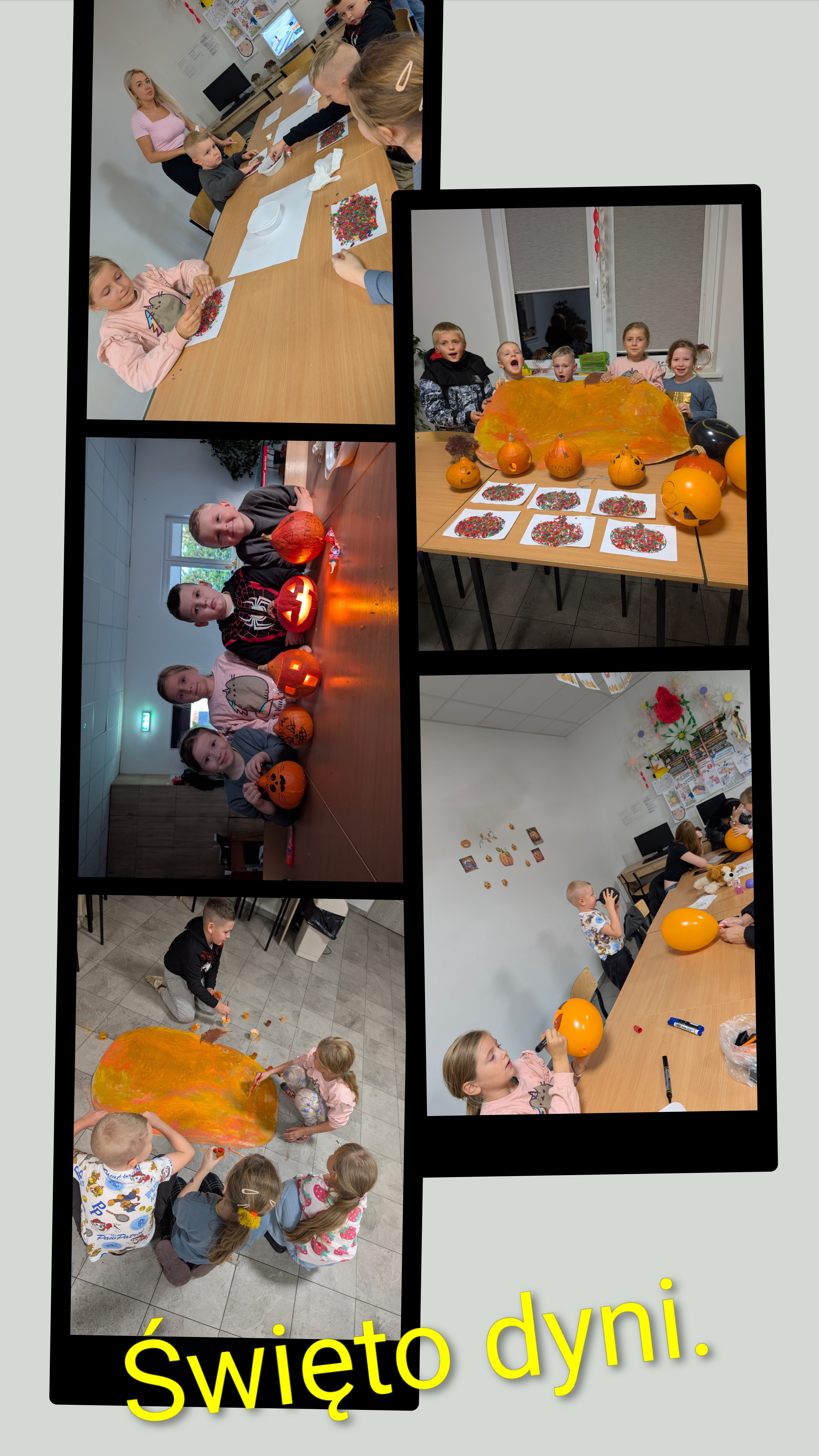 Święto dyni oraz Halloween w świetlicy w Kramarzewie