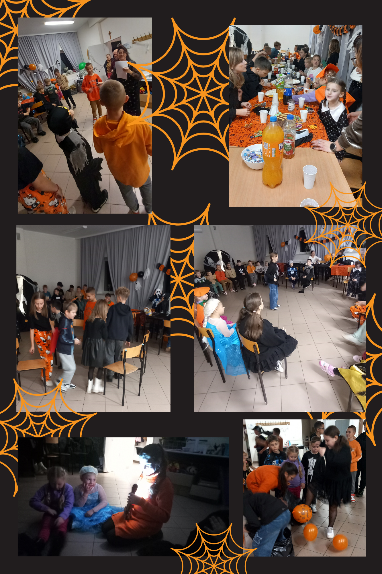 Halloween w bibliotece w Uzdowie