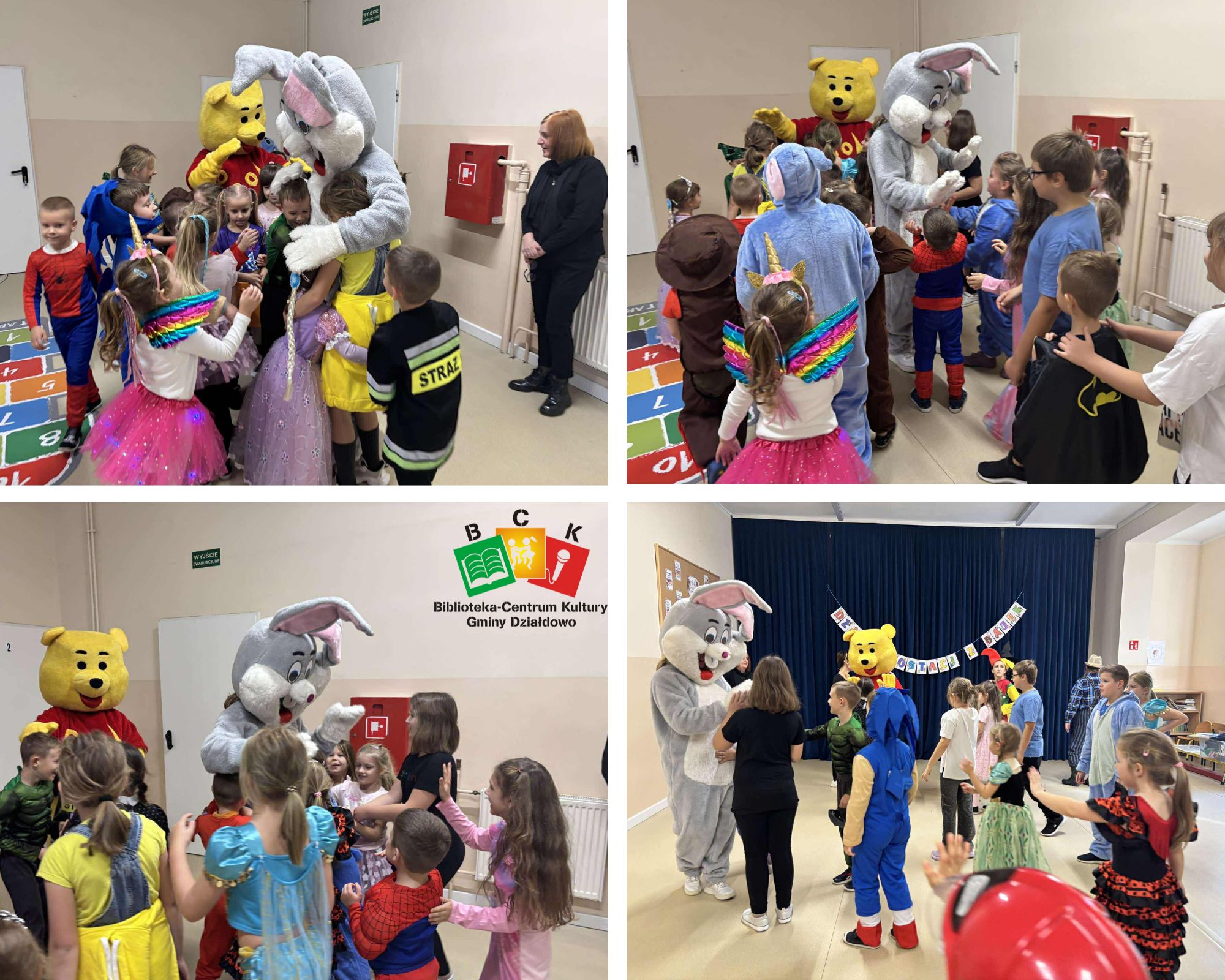 Dzień Postaci z Bajek w Szkole Podstawoej w Petrykozach