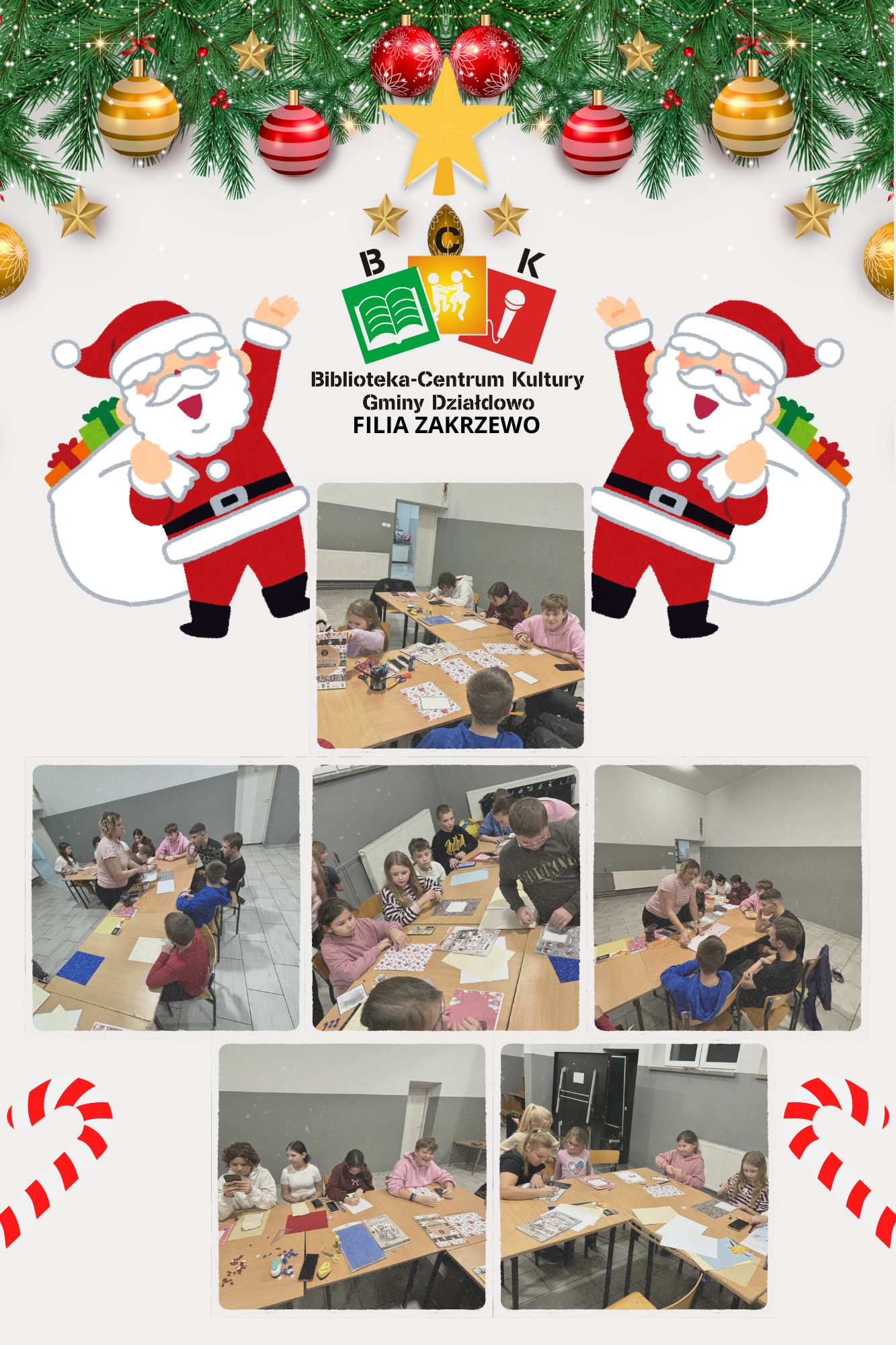 Listy do Świętego Mikołaja – Świetlica w Zakrzewie